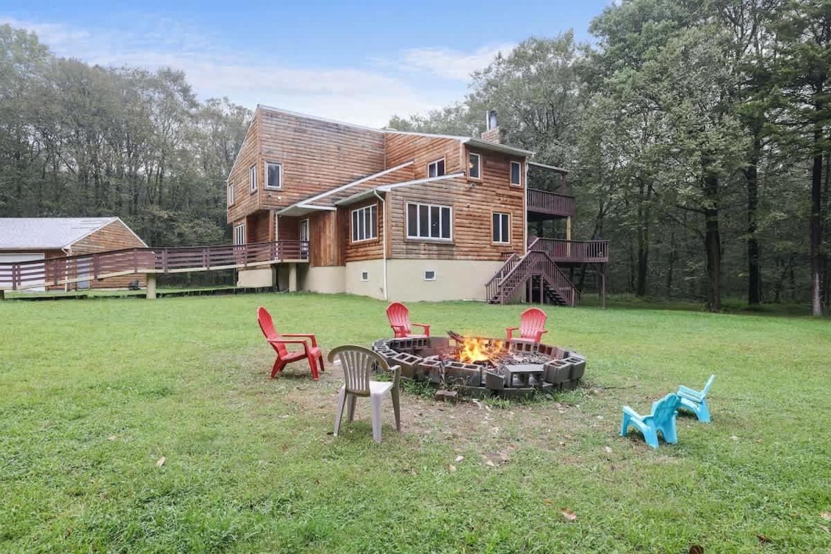 Relax In Blakeslee - Spacious 5Br Home With Bbq מראה חיצוני תמונה